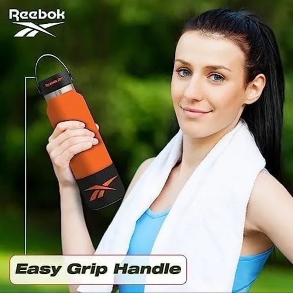 Reebok Stainless Steel Wide Mouth Water Bottle With Flex Cap - 40 oz - Picture 7 of 13